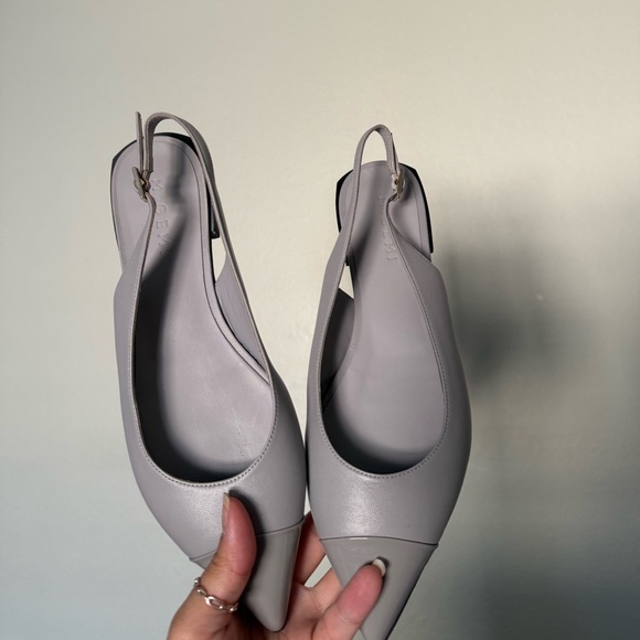 M. GEMI Womens 38 Camelia Flats Cloud Grey Corporate - Picture 3 of 6